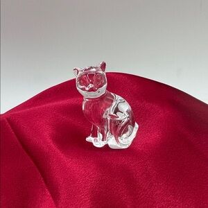 Lenox Crystal Cat Sculpture, NWT.